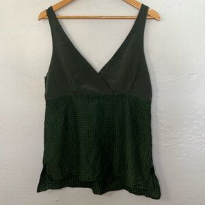 Madewell green top